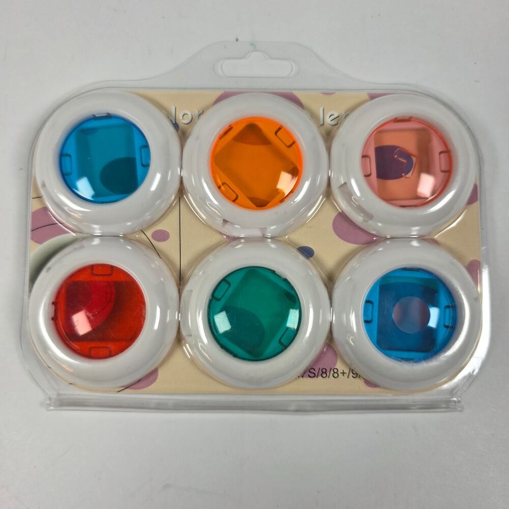Instax Camera Close Up Lens Filter Set 6 Pack Color Macro Attachment NEW